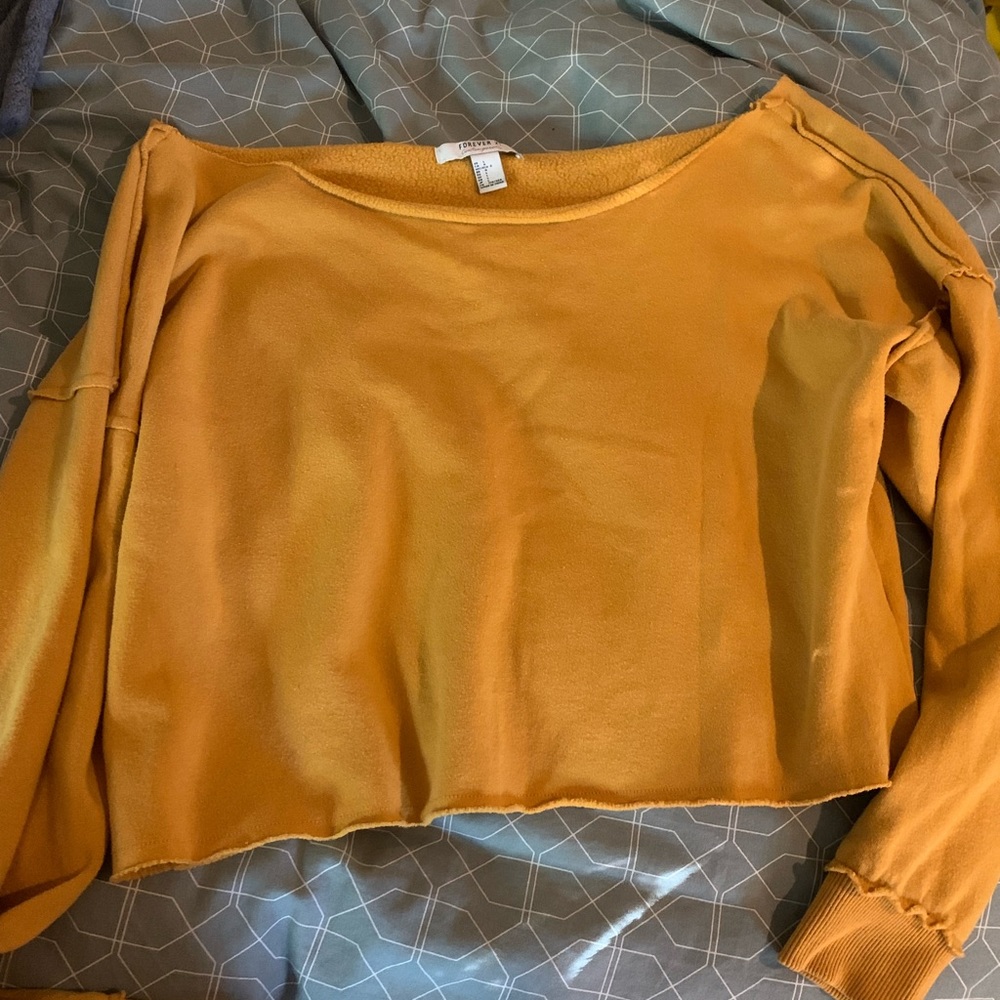 Forever 21 soft yellow sweater